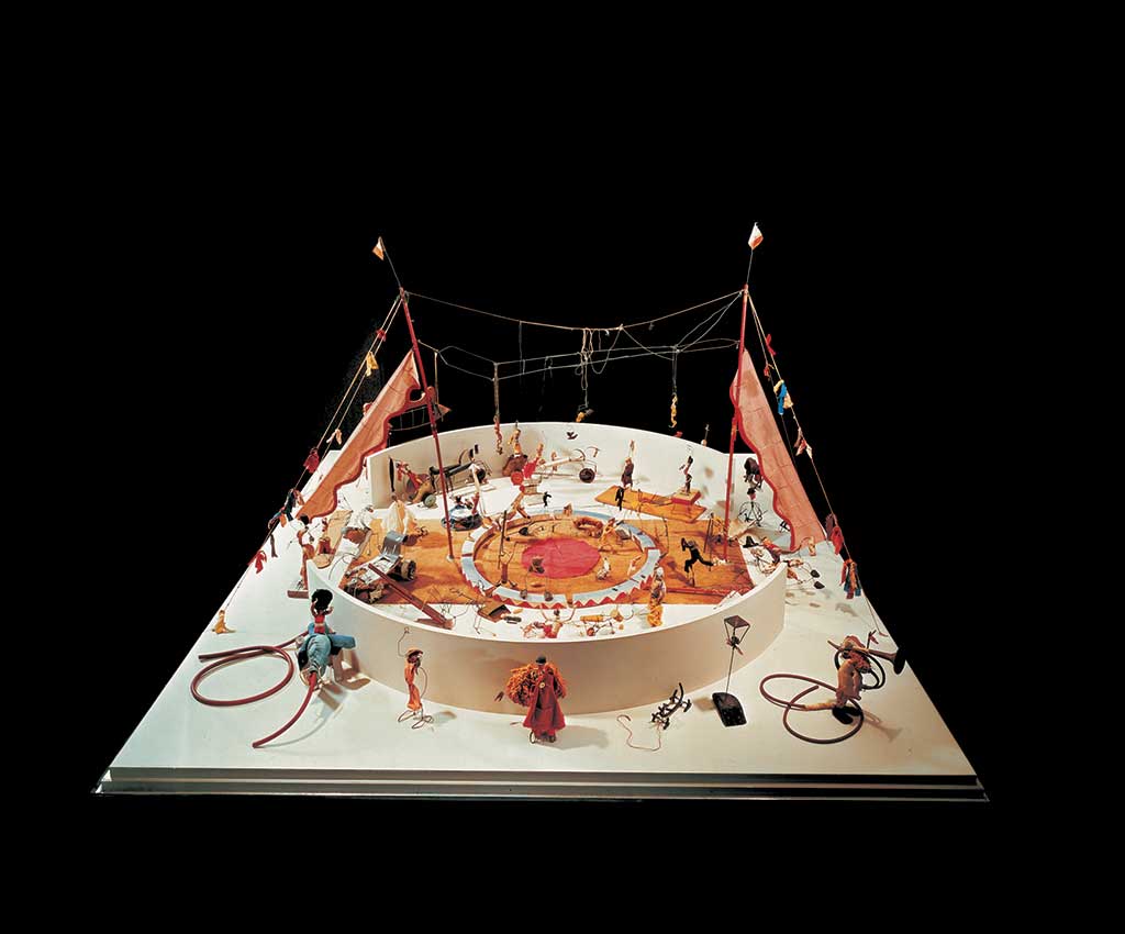 ©Alexander Calder, Calder's Circus, 1926 – 1931, kinetic art installation, Whitney Museum of American Art, New York.