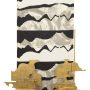 Louise Nevelson, Orfeo-Two Banners, 1984, Silkscreen on fabric, Collection of the Farnsworth Art Museum