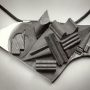 Louise Nevelson, Necklace, 1985, Painted wood and metallic overlay, Collection of the Farnsworth Art Museum, Gift of Louise Nevelson, 1985.23.10